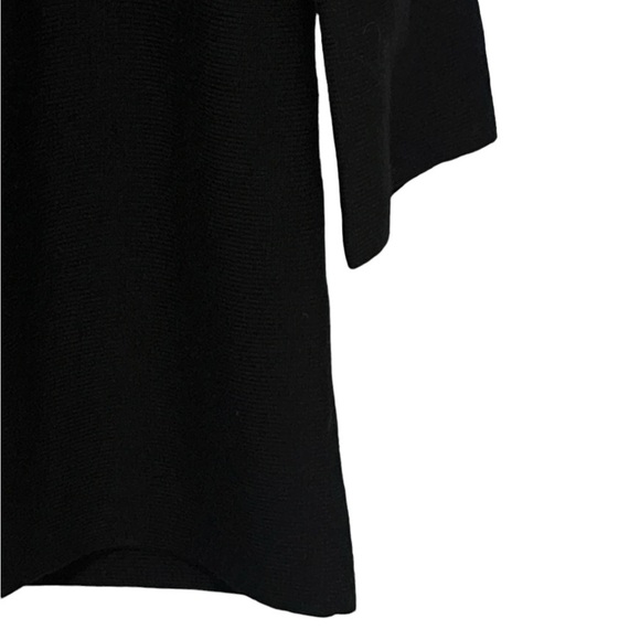 Tory Burch Yessica black 100% merino wool tunic sweater - Picture 6 of 10
